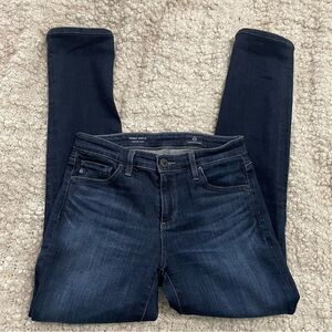 Ag Prima Cigarette Ankle Blue Jeans 26